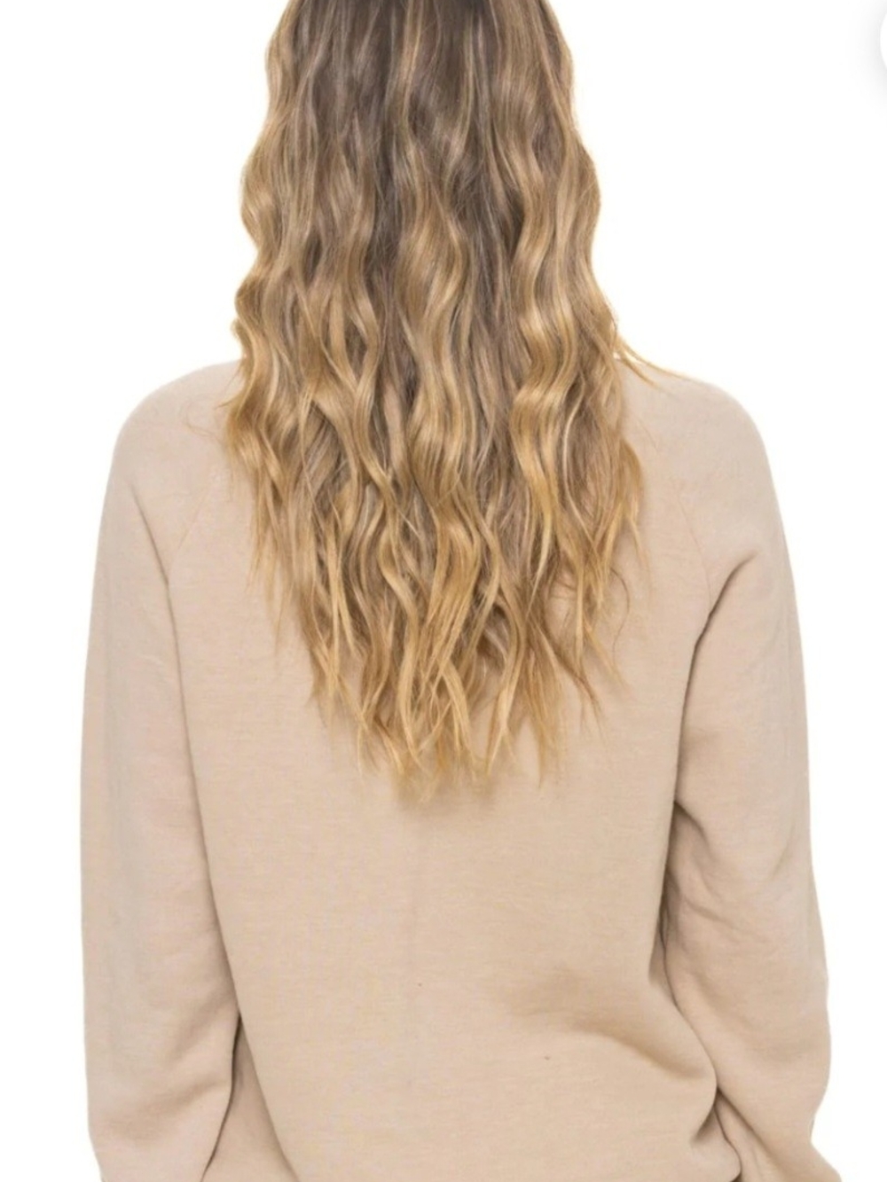 NWT Aviator Nation Logo Sweatshirt And Sweatpant In Sand.  Super Soft And Cozy - Picture 7 of 10